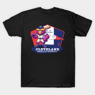 USA - American BASEBALL - Cleveland - Baseball mascot - Cleveland baseball T-Shirt